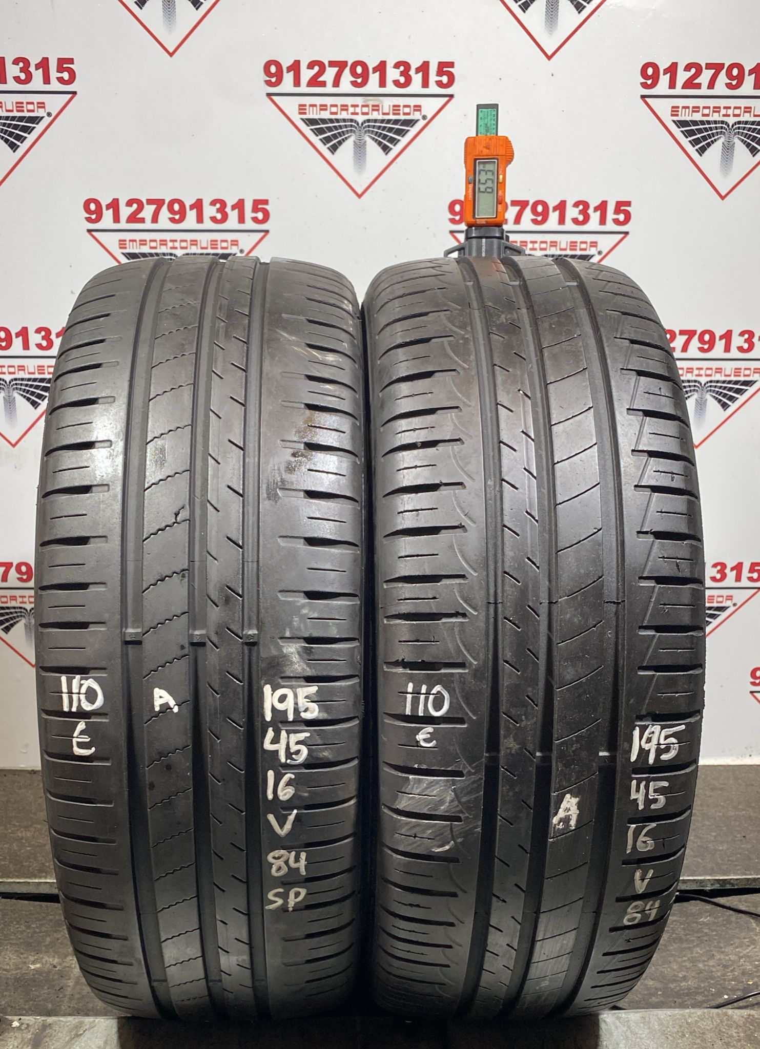 GOODYEAR EFFICIENTGRIP USADO  195/45 R16 84 V
